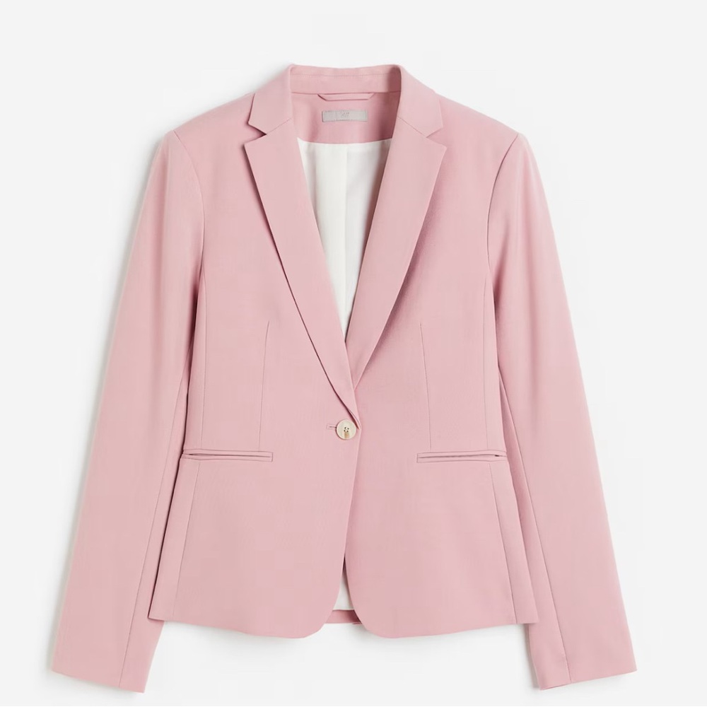 Pink Fitted Blazer- BRAND NEW
